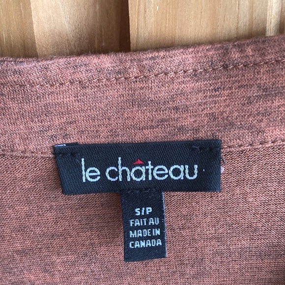 Terracotta coloured Stylized Tee - Picture 2 of 6